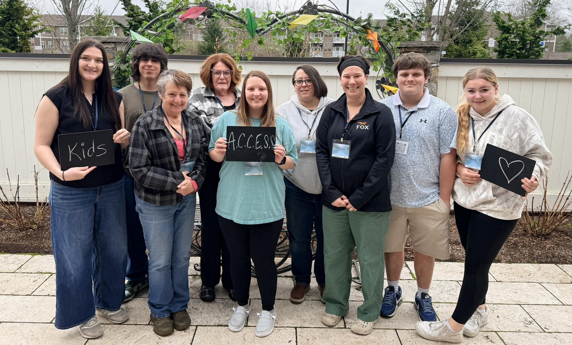 staff and interns from ACCESS posing together