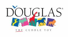 Douglas logo with colorful animal icons and the tagline 'The Cuddle Toy'.