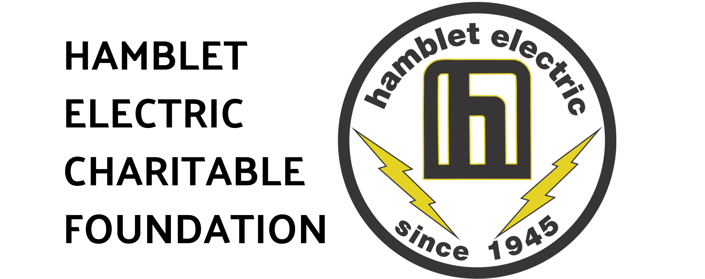 logo for hamblet electric charitable foundation