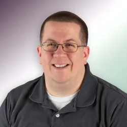 man smilting